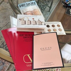 Valentino Gucci Haus Labs concealer samples